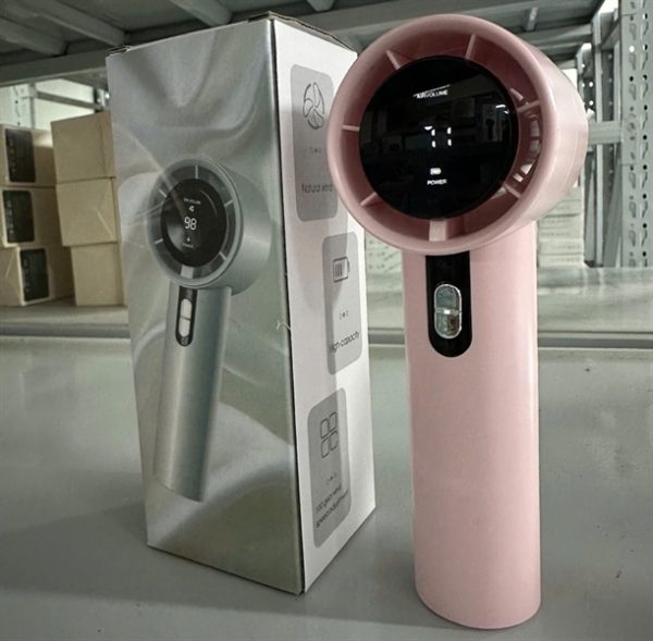 KLE172 - Quạt điện turbo cầm tay, màu Hồng