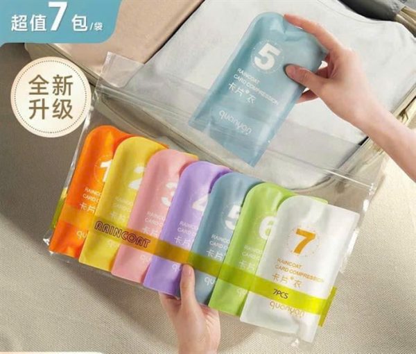 KLA10 - Set 7 áo mưa nhập khẩu