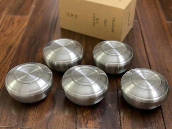 KHP02 - Set 5 bát inox 304 có nắp CLOVER