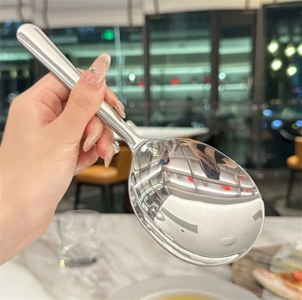 CKM84L - Thìa inox trơn Hàn Quốc