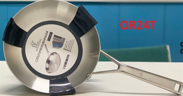OR24T - Chảo inox nguyên khối Orkin, size 24cm