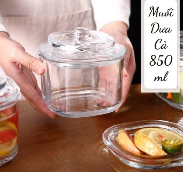 MK02 - Hũ muối dưa cà thuỷ tinh SP Sauce, dung tích 850ml