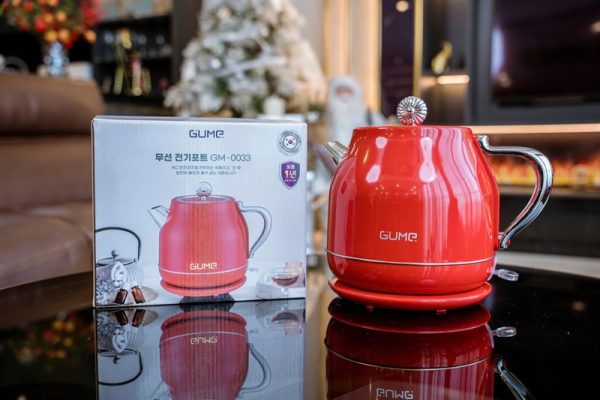 GMEK033 - Ấm siêu tốc đỏ Gume 1.8Lit, cs 1800W