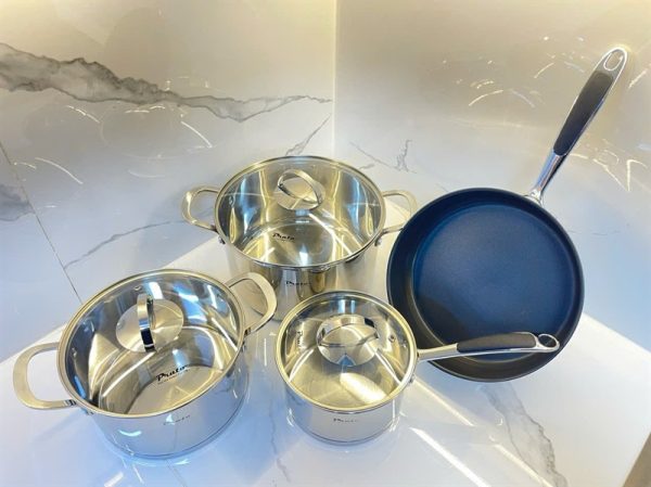 Bộ Nồi Inox 4 Món Cao Cấp Prato Diamond 1166