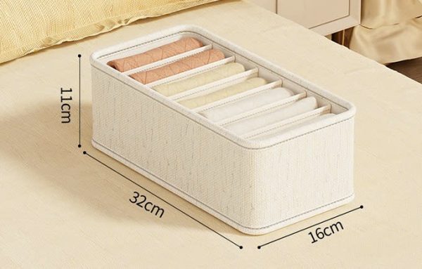 GH501 - Set 2 hộp đựng quần áo lót, tất, loại 7 ngăn