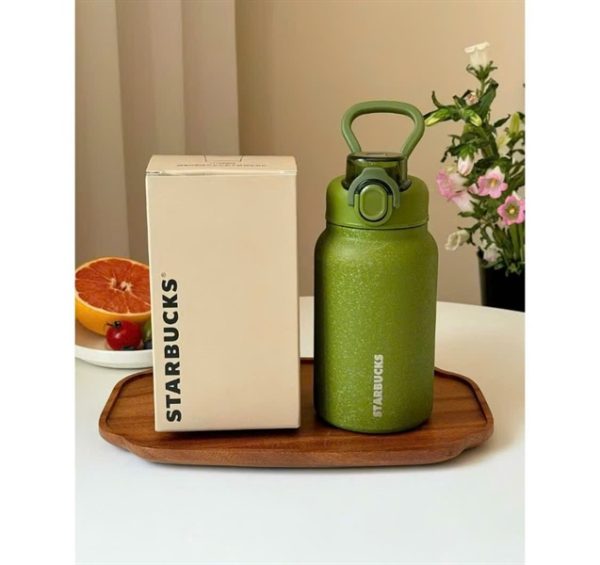 KLE207 - Bình giữ nhiệt STARBUCKS màu xanh GREEN 500ML