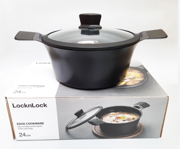 CAC2411 - Nồi chống dính LocknLock có tay cầm, size 24cm