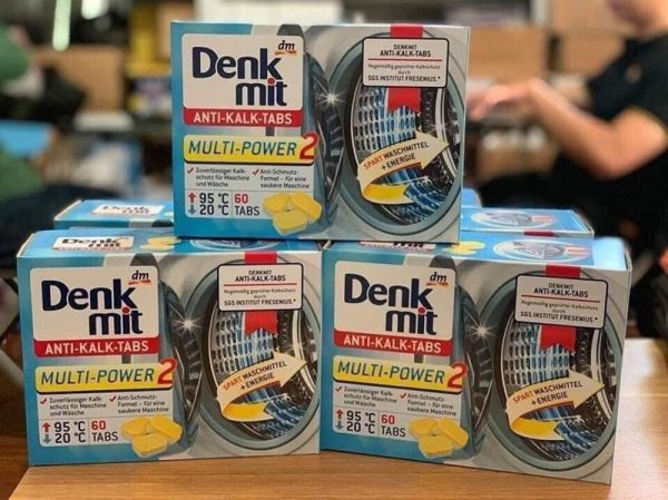 PNN07 - Hộp 60 viên tẩy lồng giặt Denkmit Tab Anti-Kalk - hộp