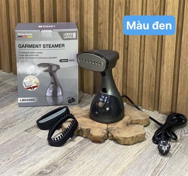 LBD528S - Bàn là hơi nước cầm tay LEBENLANG màu Đen – hàng Đức - chiếc