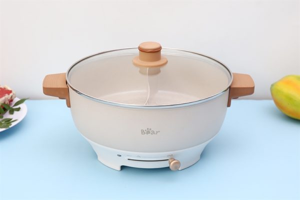 DHG_C50K1 - Nồi Lẩu Điện Uyên ương chia ngăn Đa Năng Bear, Dung Tích 6L - chiếc