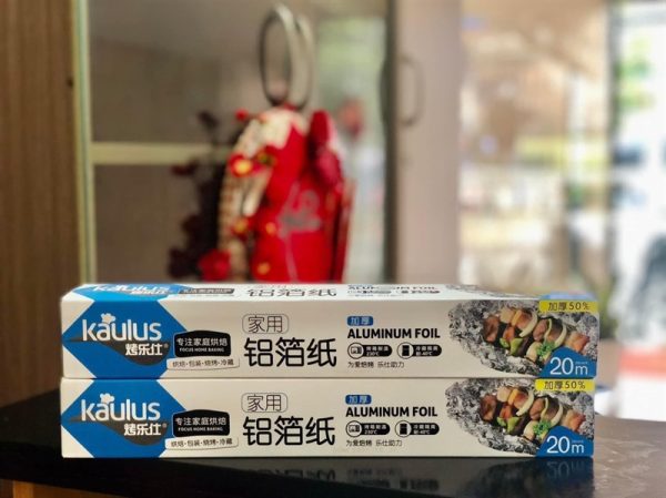KLE38 - Set 2 cuộn giấy bạc nướng thịt 10m - cuộn