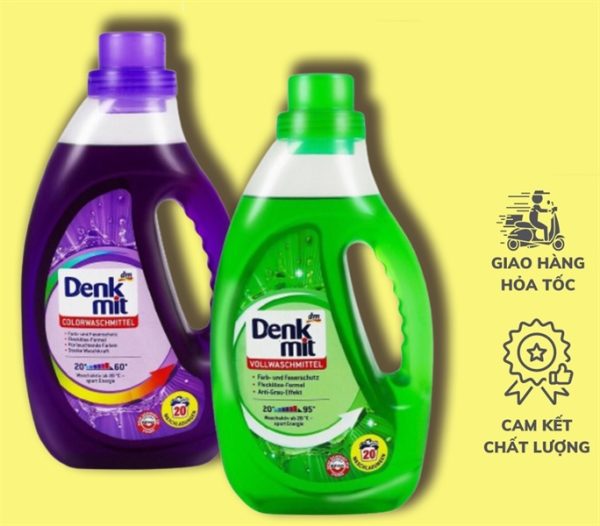 Denkmit05a51 - Nước giặt quần áo sáng màu, dung tích 1.1Lit - chai