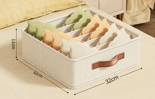GHA501 - Set 2 hộp đựng quần áo lót, tất, loại 6 ngăn