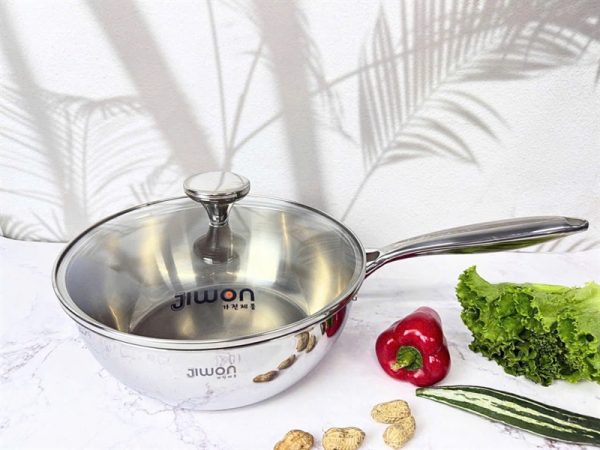 Chảo inox304 Jiwon sâu lòng, size 24cm