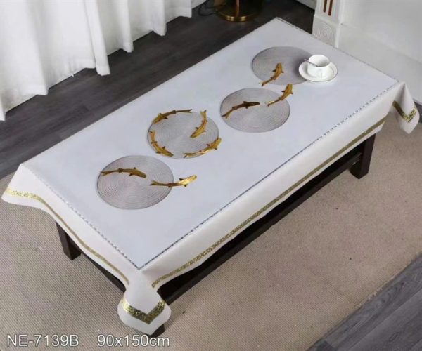 KLB75_4 - Khăn trải bàn chống thấm, size 90x150cm, mẫu 4