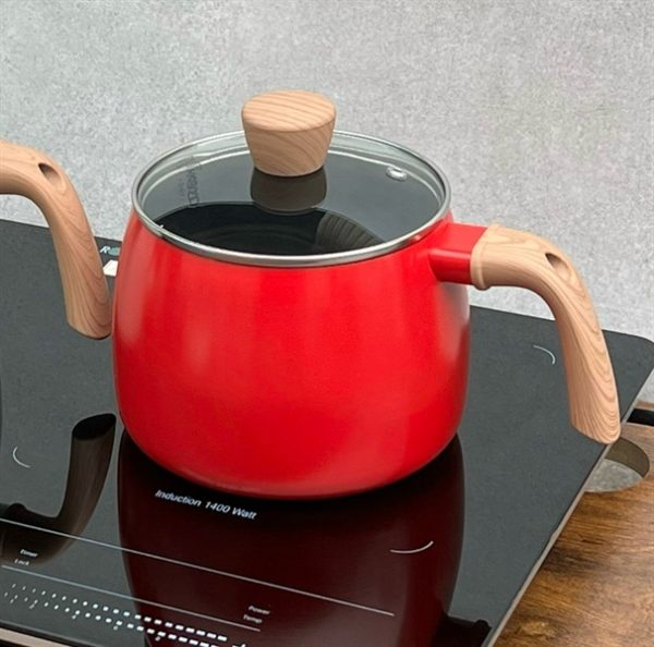 KPO2003 - Nồi chiên ngập dầu có vòi rót Kaiyo 16cm, màu Đỏ - cái