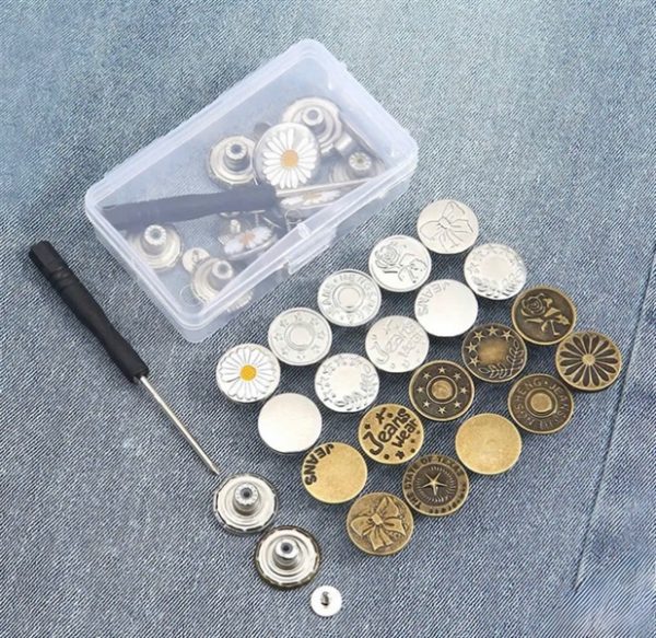 KLX75 - Bộ khuy bấm cúc quần 42 món tự thay nhanh