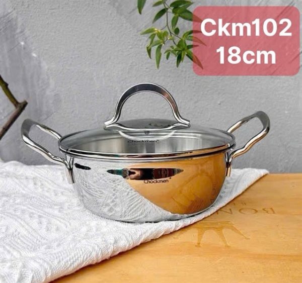 [CKM-ZQ2L18T]- Nồi 2 quai Chockmen, size 18cm - C102