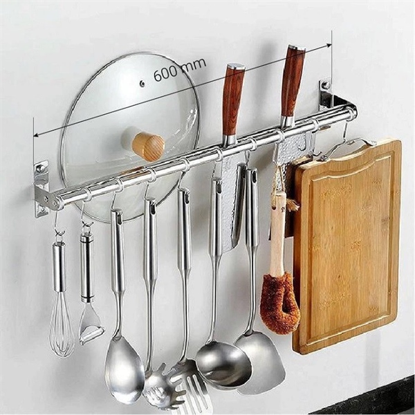 KB02 - Kệ treo nhà bếp Aiza inox304 kèm giá dao GI-HOME - chiếc - Hình ảnh 2