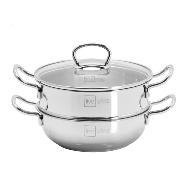 FST01 - Bộ nồi xửng hấp fivestar size 20cm - bộ - Hình ảnh 2